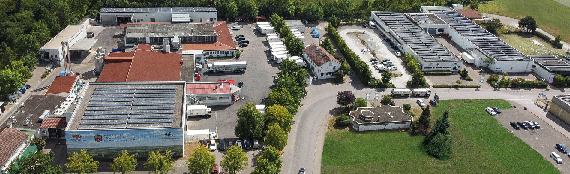 Luftbild Erzeugerschlachthof Schwäbisch Hall