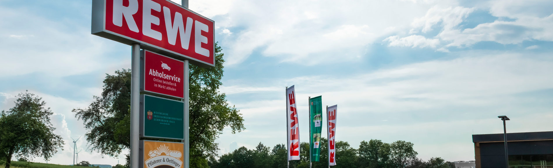 Blick auf die Verkaufsfläche des Regionalmarkt Hohenlohe